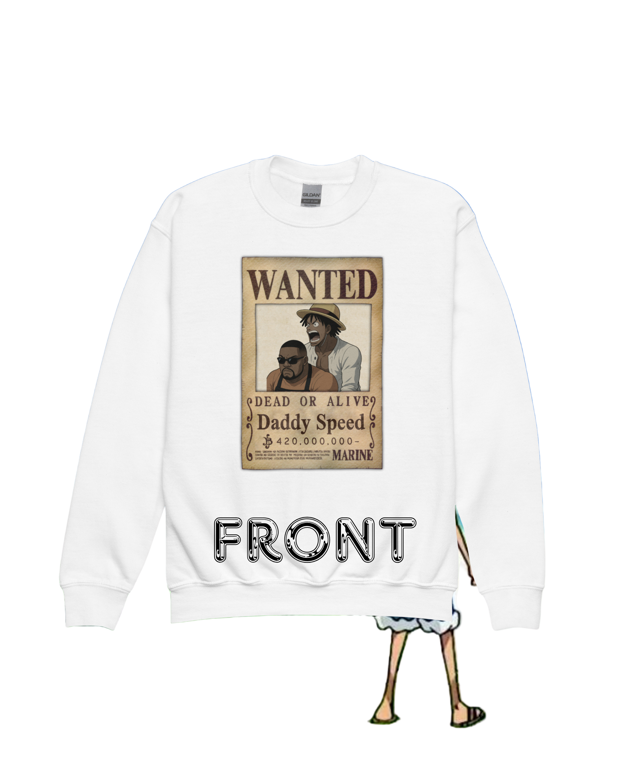 Youth Pirate Legends Crewneck” – Careless x Daddy Speed (Kids)