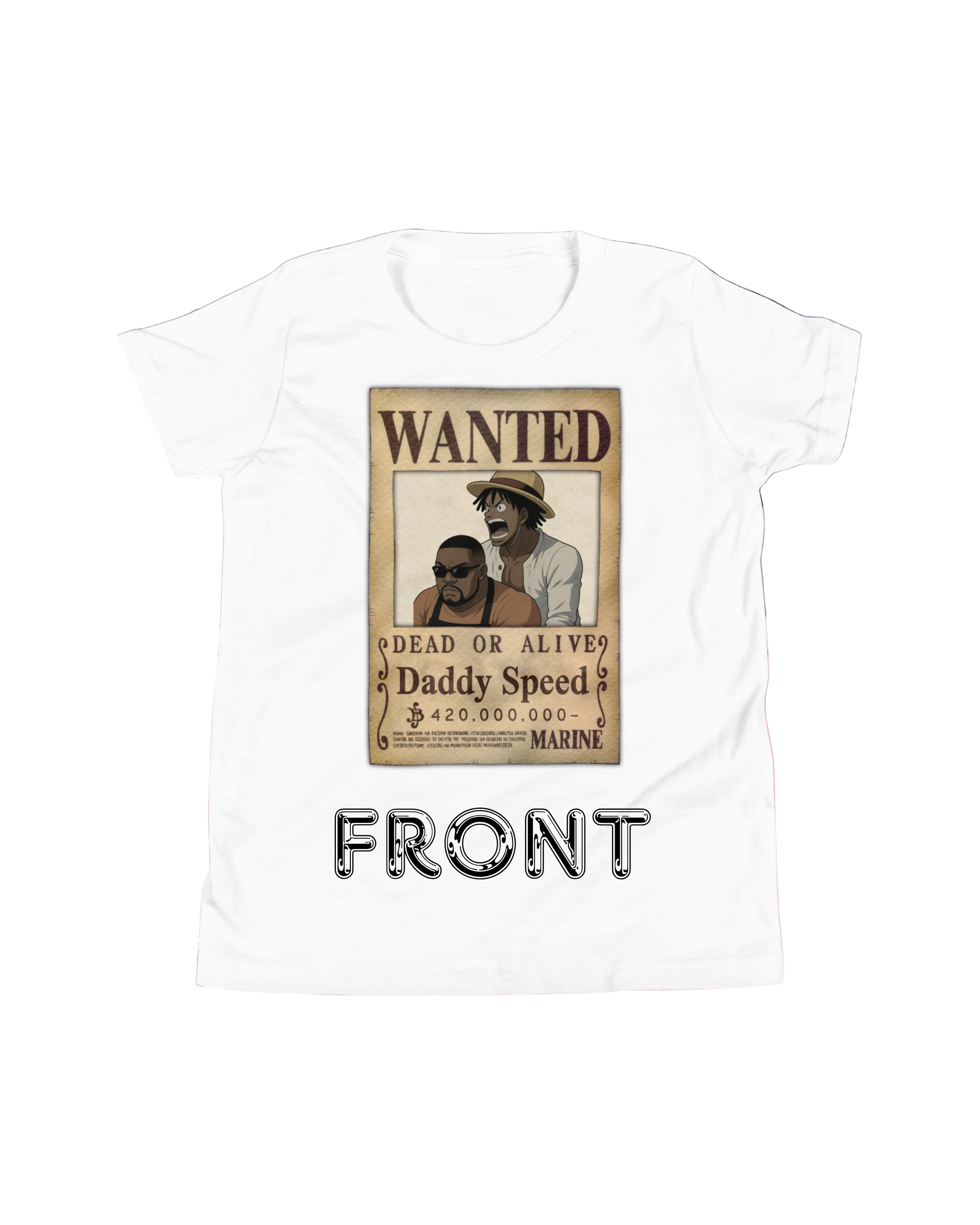 Wanted Edition Tee – Careless x Daddy Speed (Kids)