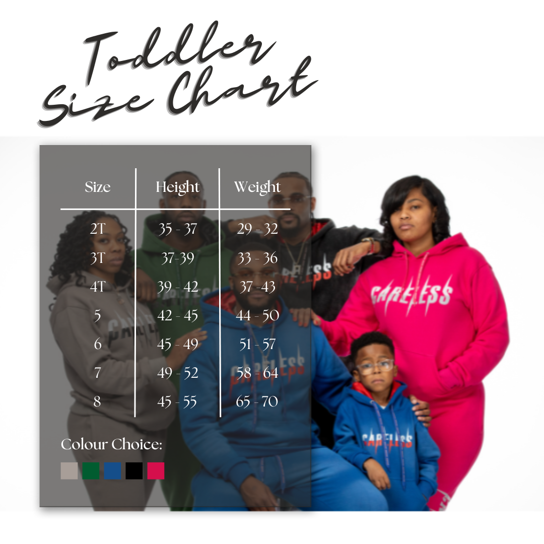 Toddlers Careless Jogging Suit with Silk-Lined Hood