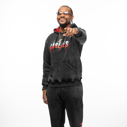 Toddlers Careless Jogging Suit with Silk-Lined Hood