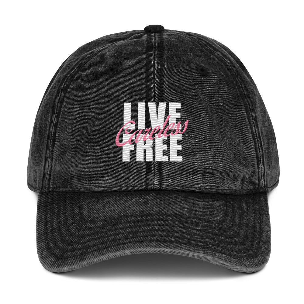 Vintage Live Free Cap