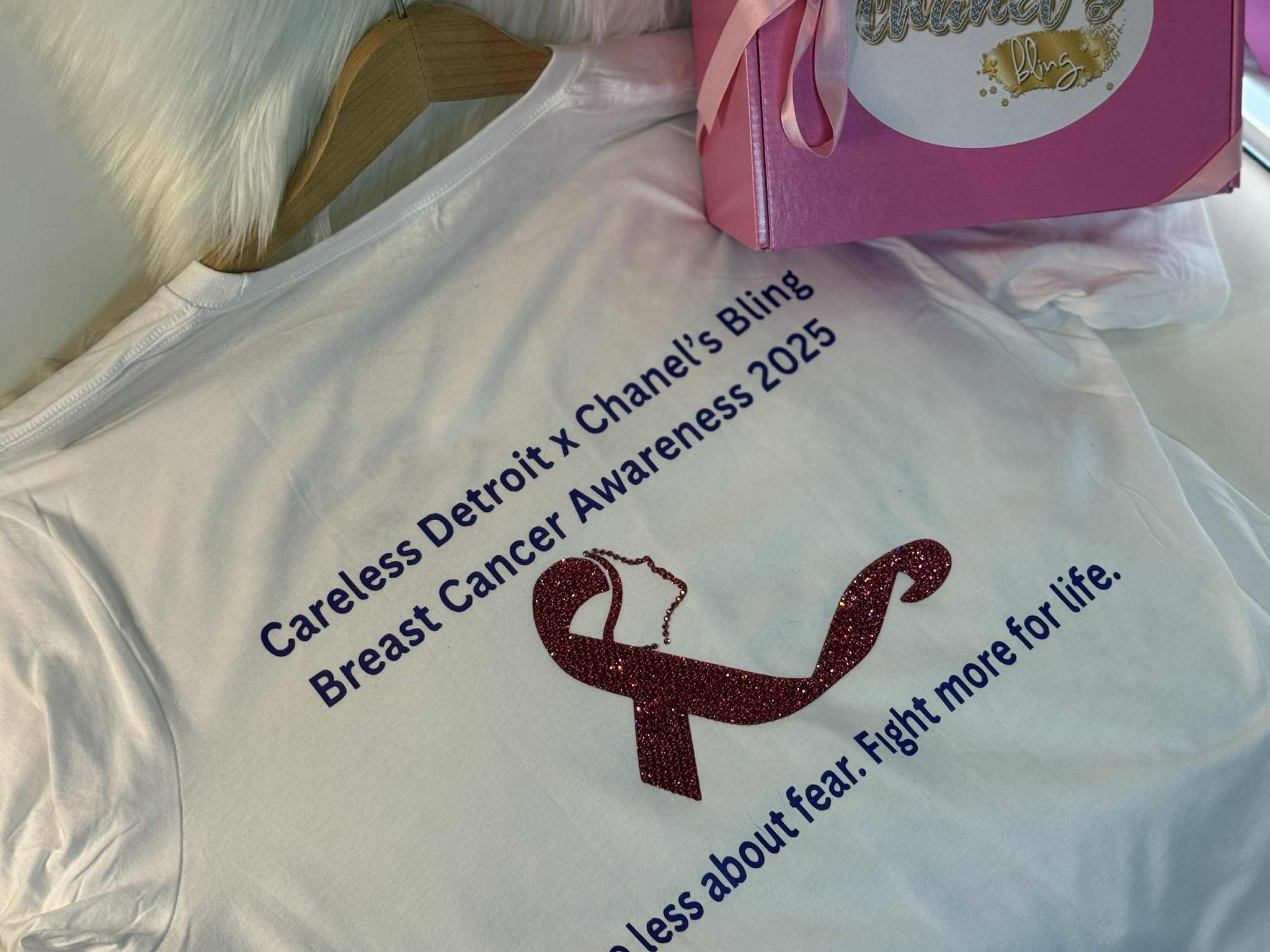 Careless x Chanel’s Bling: Strength in Pink Tee