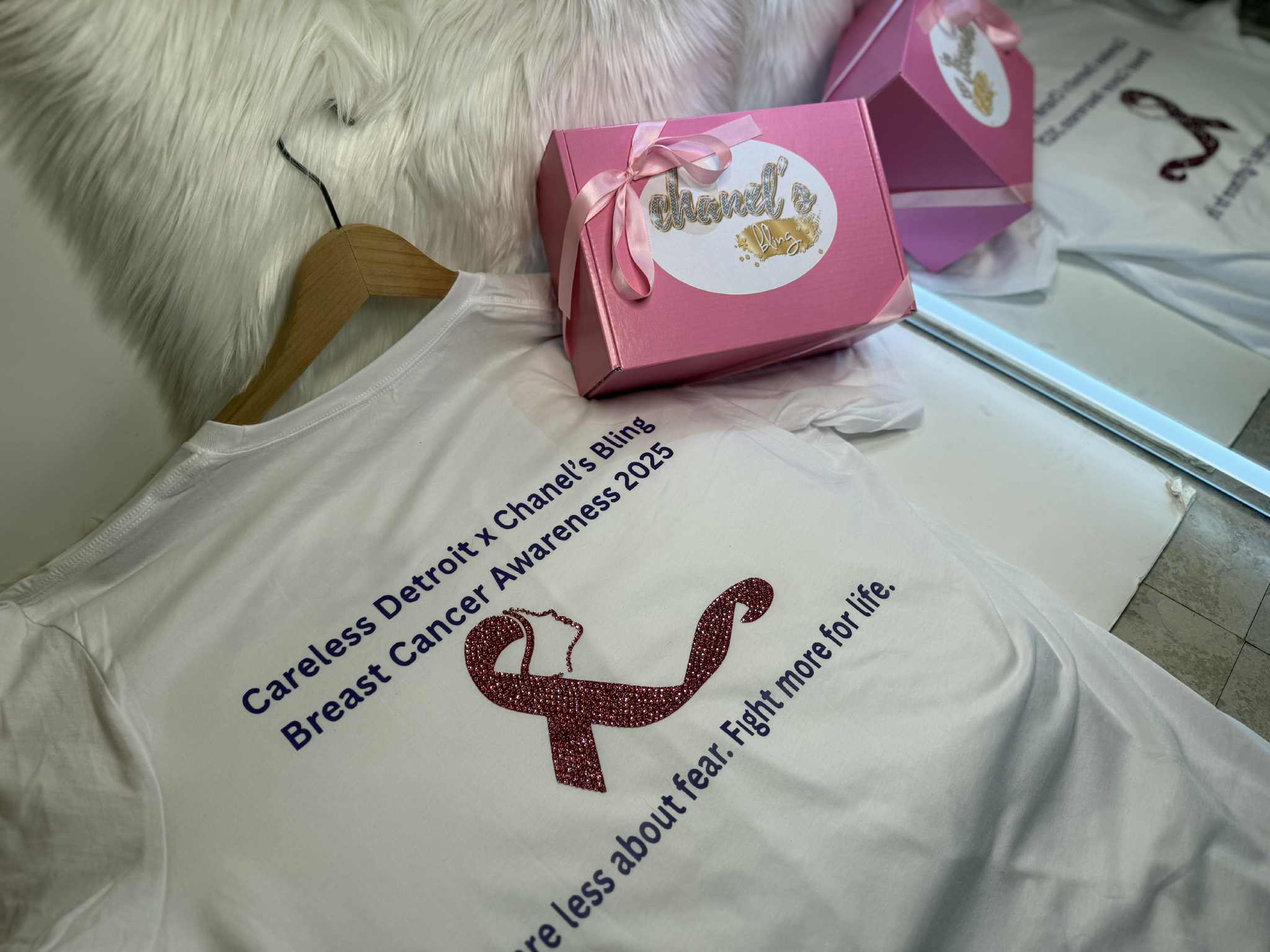 Careless x Chanel’s Bling: Strength in Pink Tee