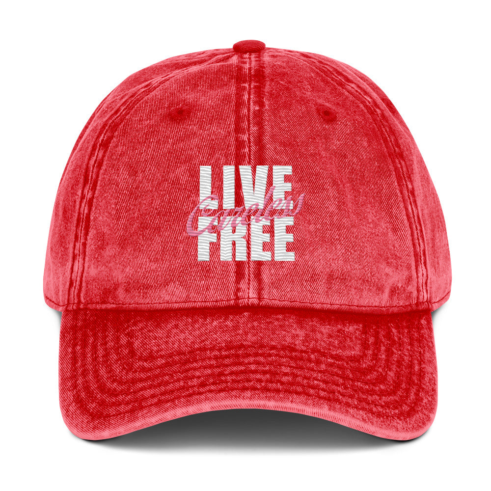 Vintage Live Free Cap